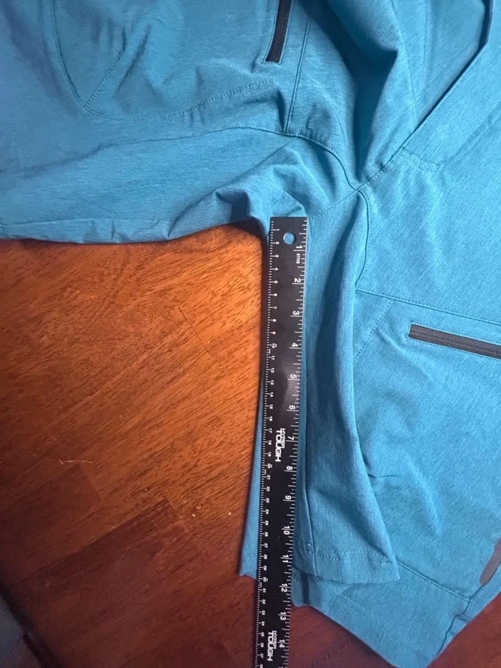 Men’s MTB Mountain Bike Blue Teal Biking Shorts Size M Outdoor Cargo Pockets